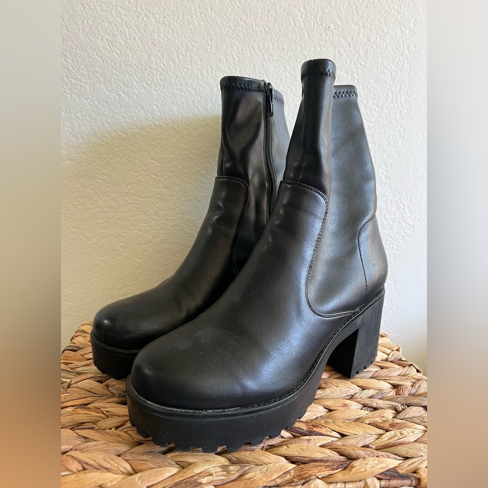 Call It Spring Black Heeled Boots